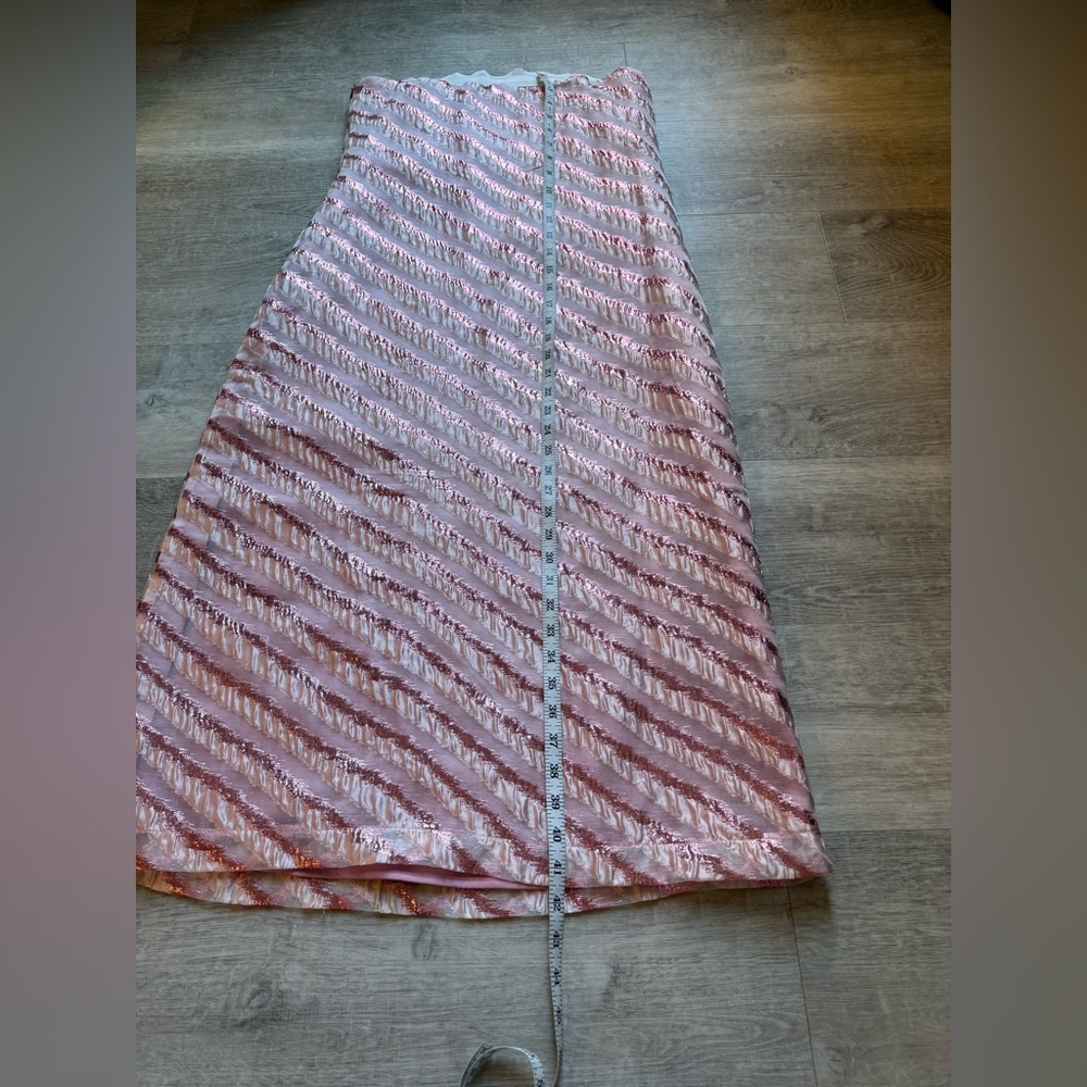 Tuckernuck Pink Strapless Sequin Midi Dress - Picture 8 of 12